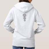 Keramisch kant grijs hoodie (Achterkant)