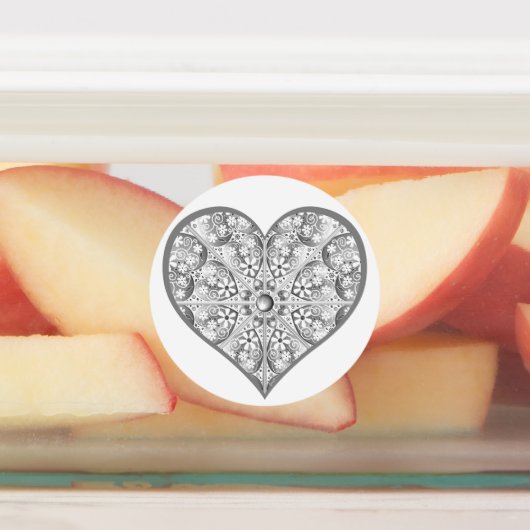 Keramisch kant grijs labels (Aangebracht)