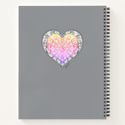 Keramisch kant grijs notitieboek (Achterkant)