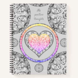 Keramisch kant grijs notitieboek