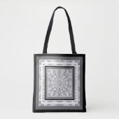 Keramisch kant grijs tote bag (Voorkant)