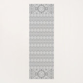 Keramisch kant grijs yogamat (Achterkant)