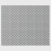 Keramisch kant Zwart Wrapping Paper Cadeaupapier (Vlak)