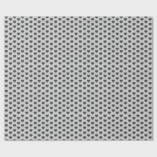 Keramisch kant Zwart Wrapping Paper Cadeaupapier (Vlak)