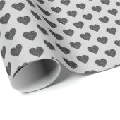 Keramisch kant Zwart Wrapping Paper Cadeaupapier (Rol Hoek)