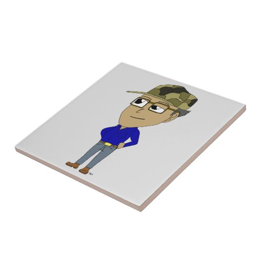 keramisch keramisch keramiektegel tegeltje (Zijkant)