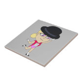 keramisch keramisch keramiektegel tegeltje (Zijkant)