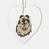 Keramisch keramisch keramisch keramisch hondenbroo keramisch ornament (Links)