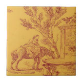 keramisch keramisch keramisch landschap tegeltje (Voorkant)