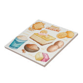 Keramisch keramisch keramisch tegel tegeltje (Zijkant)