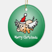 Keramisch keramisch sieremeel voor vliegende varke keramisch ornament (Links)