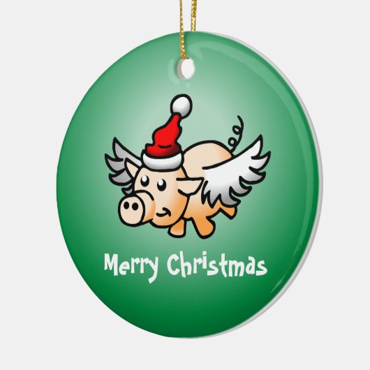 Keramisch keramisch sieremeel voor vliegende varke keramisch ornament (Links)