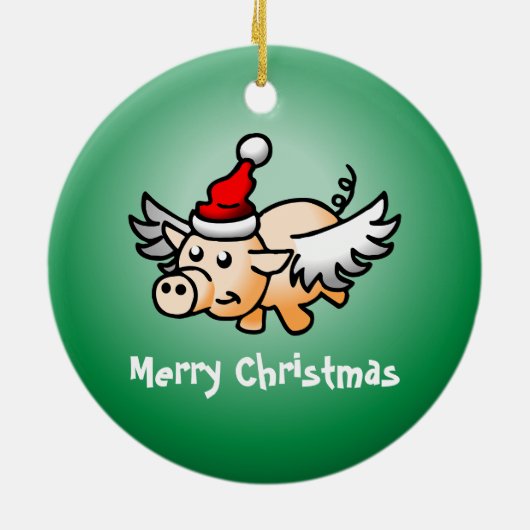 Keramisch keramisch sieremeel voor vliegende varke keramisch ornament (Achterkant)