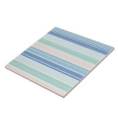 Keramisch keramisch tapijtschelp tegeltje (Zijkant)