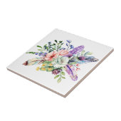 Keramisch, klein (4,25 x 4,25 inch), tegeltje (Zijkant)