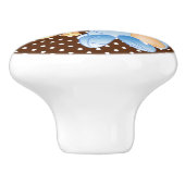 Keramisch Knob/Baby Boy Keramische Knop (Zijkant)