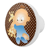 Keramisch Knob/Baby Boy Keramische Knop (Rechts)