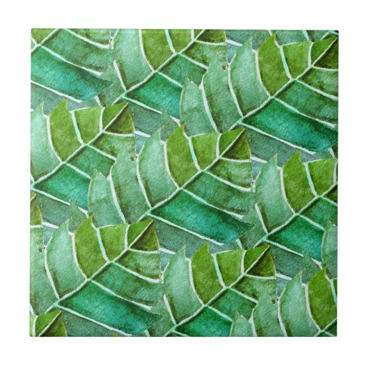 Keramisch Oerwoud Tegeltje (Voorkant)