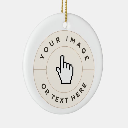 Keramisch Ornament - Aangepast (voeg afbeelding/te (Rechts)