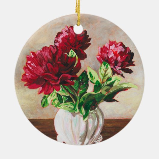 Keramisch Ornament - 'Aftermiddagerponies' (Achterkant)