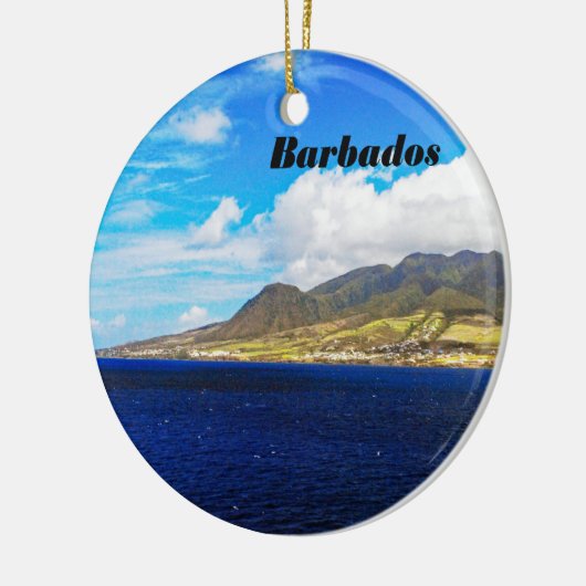 Keramisch ornament Barbados (Links)