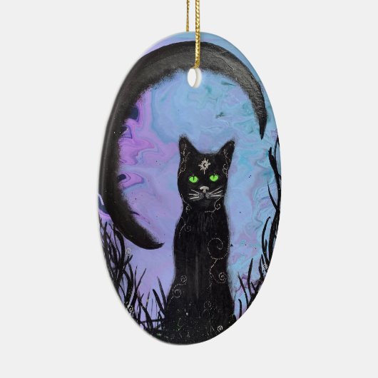 Keramisch Ornament - Black Magic (Rechts)