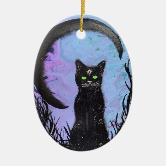 Keramisch Ornament - Black Magic (Voorkant)