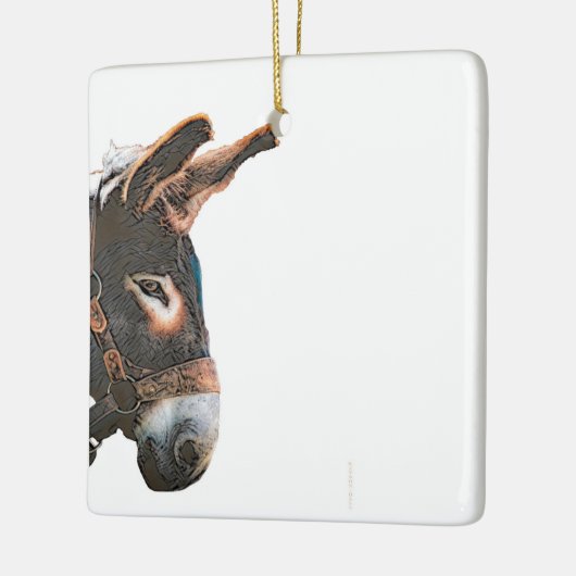 Keramisch Ornament - Donkey (Links)