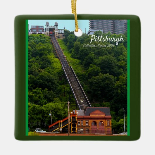Keramisch Ornament Duquesne Incline Pittsburgh (Voorkant)