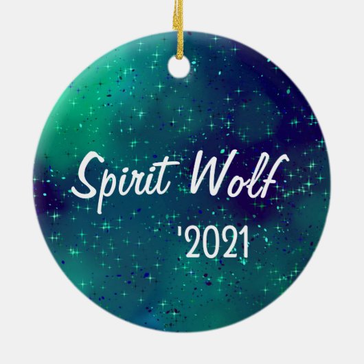 Keramisch Ornament - Gedistilleerde Wolf (Achterkant)