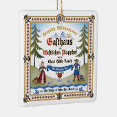 Keramisch Ornament ~ Lodge Signage (Rechts)