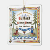 Keramisch Ornament ~ Lodge Signage (Links)