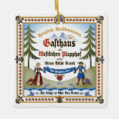 Keramisch Ornament ~ Lodge Signage (Voorkant)