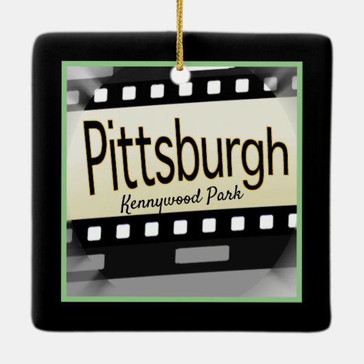 Keramisch Ornament Lost Kennywood- Pittsburgh (Achterkant)