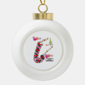 Keramisch Ornament, met keramisch keramisch kerami Keramische Bal Ornament (Voorkant)