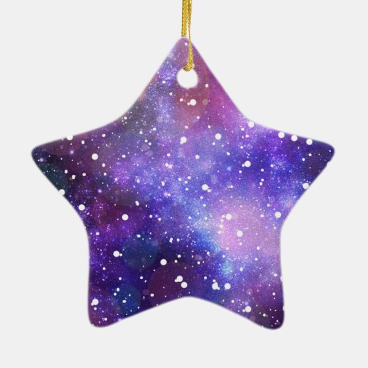 Keramisch ornament met kerststerren (Achterkant)