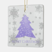 Keramisch Ornament met lavendel Festive-kerstboom (Links)