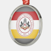 * Keramisch Ornament met PMC FLAG logo (Links)