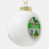 Keramisch Ornament, muizen Keramische Bal Ornament (Links)