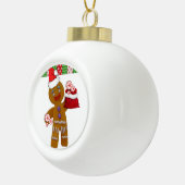 Keramisch Ornament, ontbijtkoek Keramische Bal Ornament (Rechts)