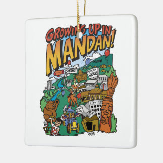Keramisch Ornament "Opgroeien in Mandan"
