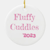 Keramisch Ornament - pluizige knuffels (Achterkant)