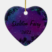 Keramisch Ornament - Skeleton Fairy (Achterkant)