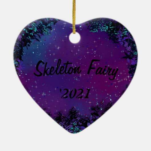 Keramisch Ornament - Skeleton Fairy (Achterkant)