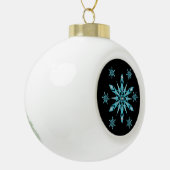 Keramisch Ornament, Snowflake Keramische Bal Ornament (Links)