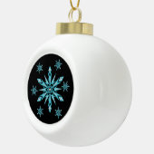 Keramisch Ornament, Snowflake Keramische Bal Ornament (Rechts)