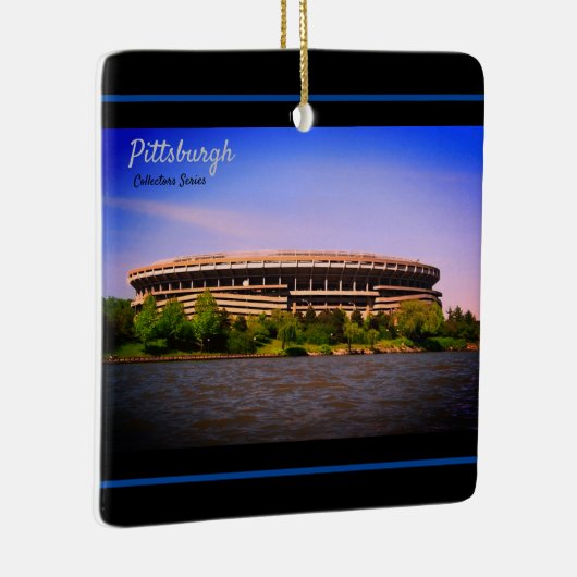 Keramisch Ornament Three Rivers Stadium Day Uitzic (Rechts)