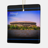 Keramisch Ornament Three Rivers Stadium Day Uitzic (Links)