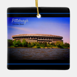 Keramisch Ornament Three Rivers Stadium Day Uitzic