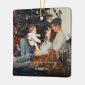 Keramisch Ornament tijdens kerstvakantie (Links)